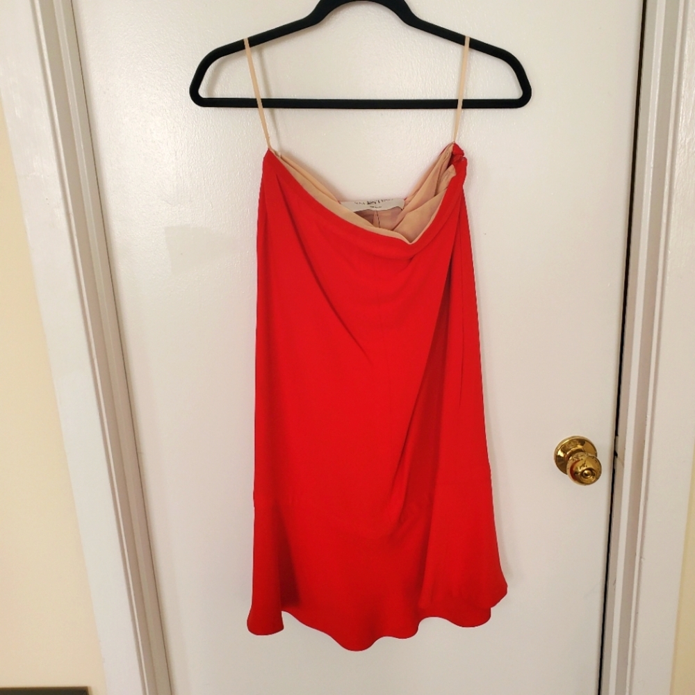 Valentino strapless mini dress